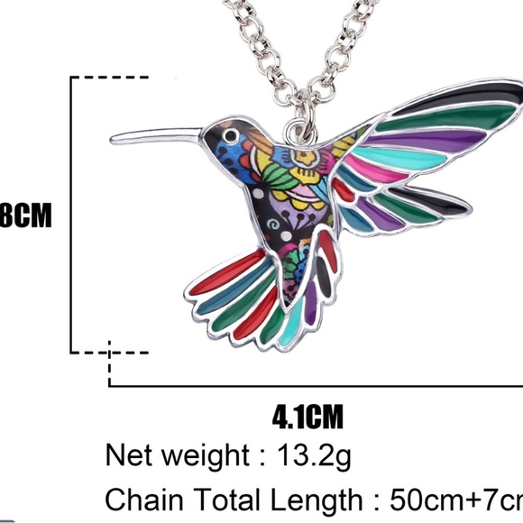 Garden Collection Hummingbird Necklace - Picture 5 of 8